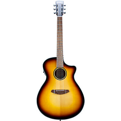 Breedlove Discovery S Ce Sitka-African Mahogany Concerto Acoustic-Electric Guitar Edge Burst for sale