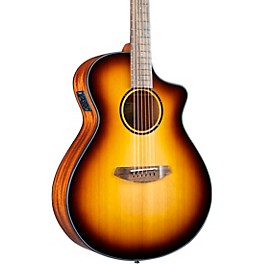 Breedlove Discovery S CE Red cedar-African Mahogany Concert Acoustic-Electric Guitar Edge Burst