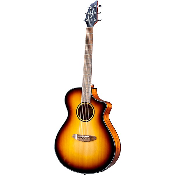 Breedlove Discovery S CE Red cedar-African Mahogany Concert Acoustic-Electric Guitar Edge Burst