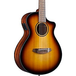 Open Box Breedlove Discovery S CE Red cedar-African Mahogany Companion Acoustic-Electric Guitar Level 1 Edge Burst