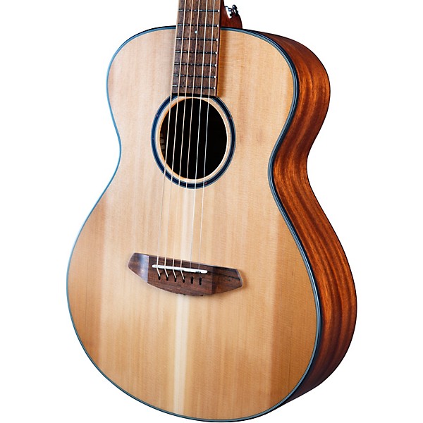 Open Box Breedlove Discovery S Red cedar-African Mahogany Companion Acoustic Guitar Level 2 Natural 197881137946