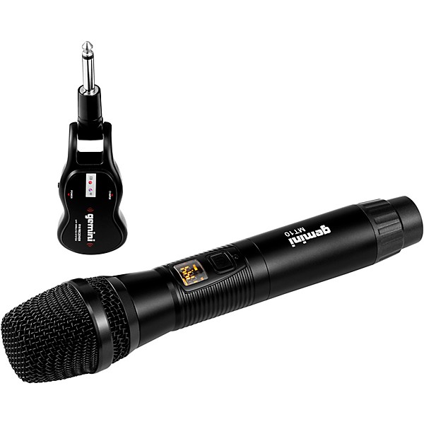 Open Box Gemini GMU-M100 Single HandHeld Wireless UHF Microphone System Level 1