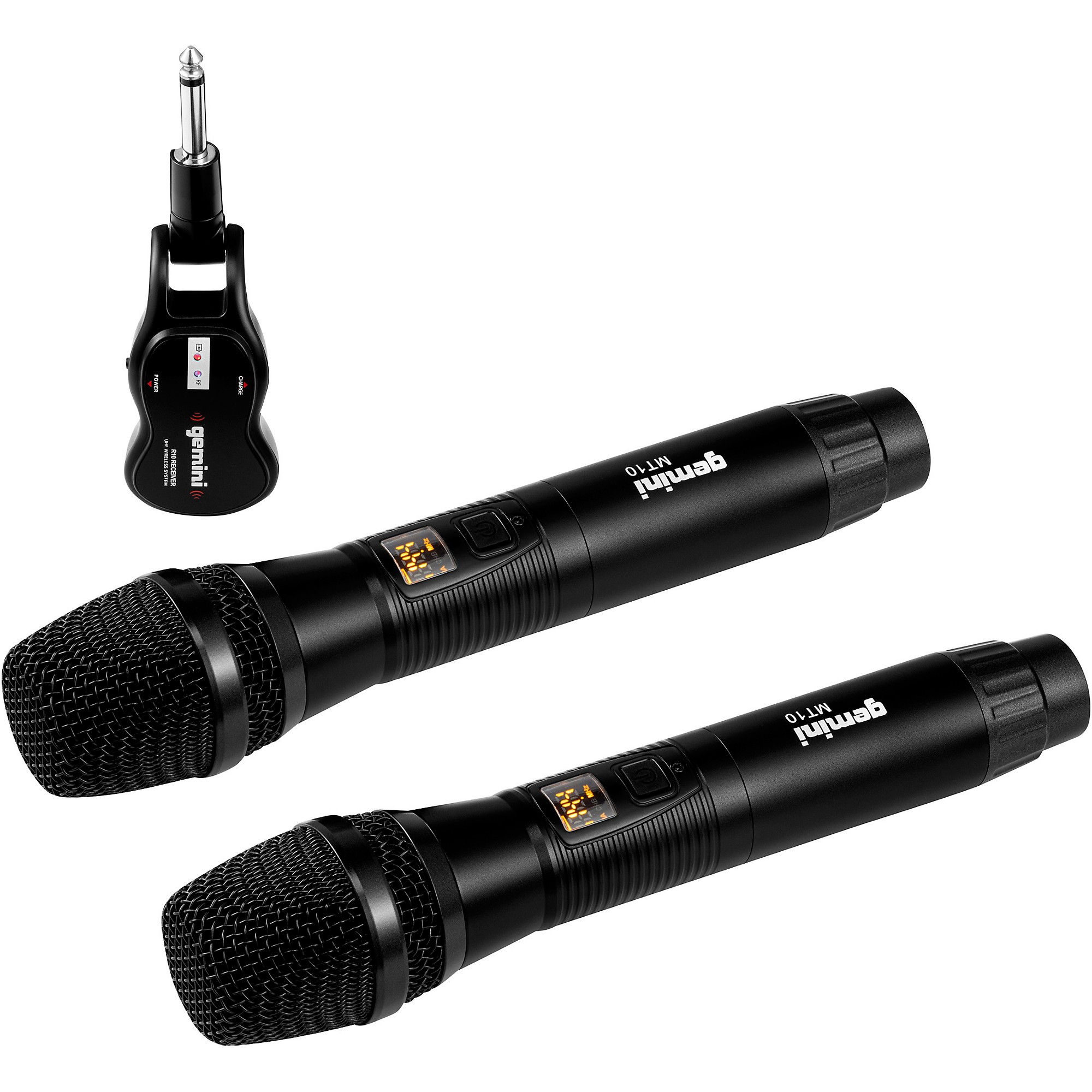 Gemini GMU M200 Dual Handheld Wireless UHF Microphone System 512