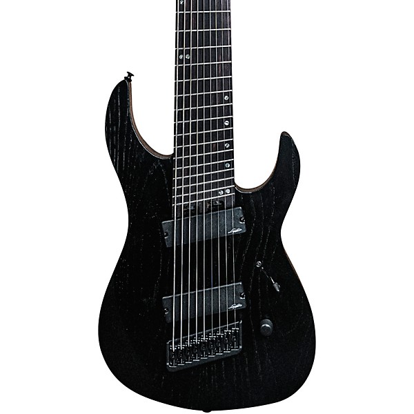 Guitar　Legator　Electric　Black　Multi-Scale　Ninja　Stealth　Center　Guitar　9-String　Performance　Satin