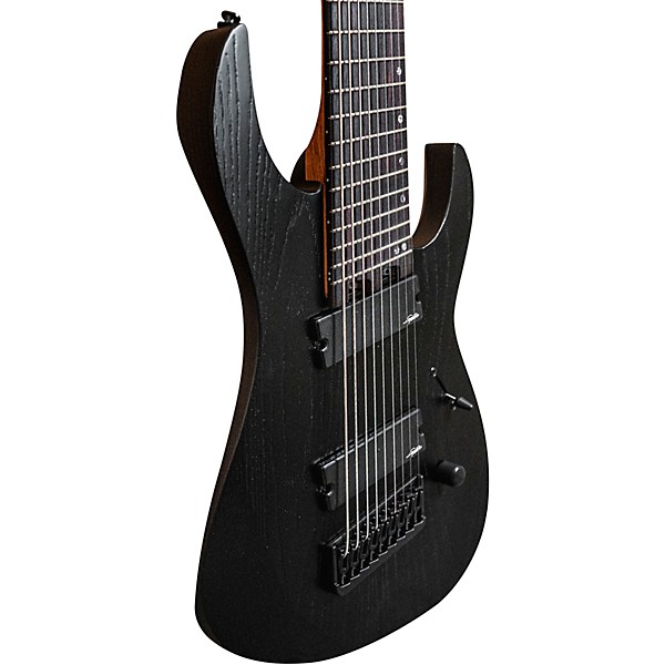 Legator Ninja Performance Multi-Scale 9-String Electric Guitar Satin Stealth Black