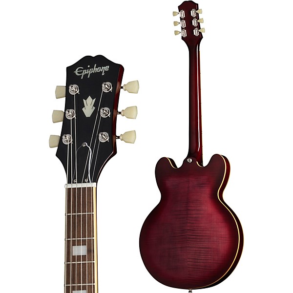 Epiphone ES-335 Figured Limited-Edition Semi-Hollow Electric Guitar Raspberry Burst