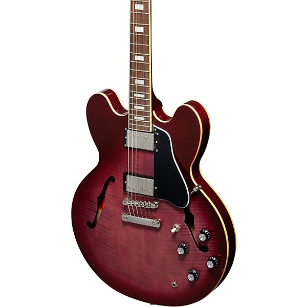 Clearance Epiphone ES-335 Figured Limited-Edition Semi-Hollow Electric Guitar Raspberry Burst