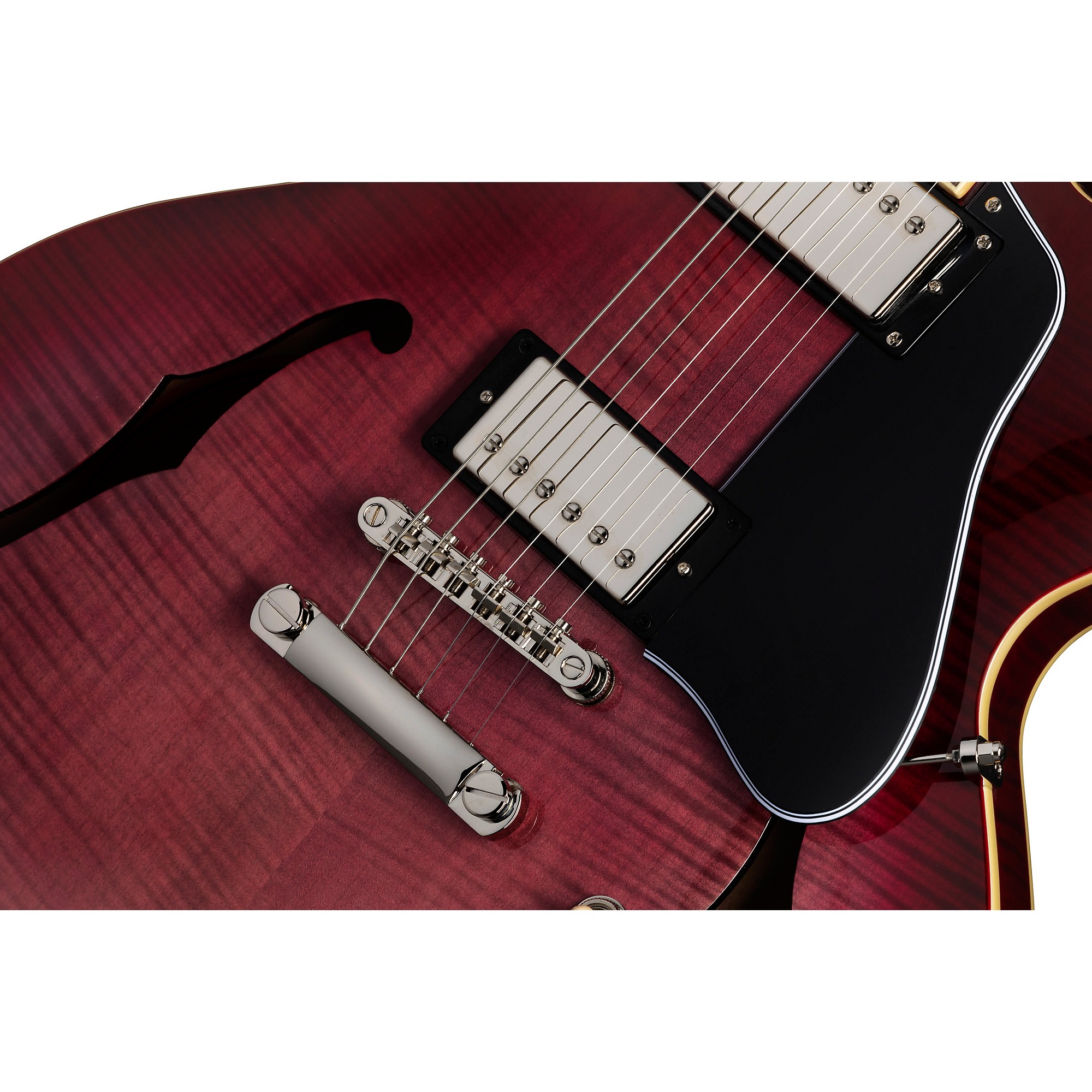 Epiphone ES-335 Figured Limited-Edition Semi-Hollow Electric Guitar  Raspberry Burst | Guitar Center