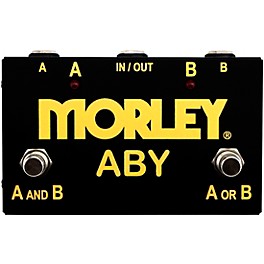 Morley Gold Series ABY Switcher Black