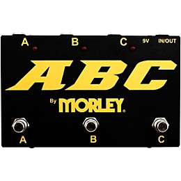 Morley Gold Series ABC Switcher Effects Pedal Black