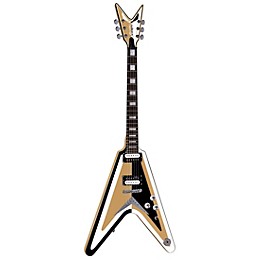 Dean USA Michael Schenker 50th Anniversary Electric Guitar Gold, Black, and White