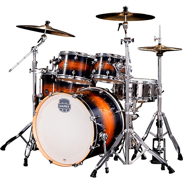 Mapex LT628S Armory Series 6-Piece Studioease Shell Pack Fast Toms With 22" Bass Drum Caribbean Burst