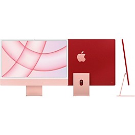 Apple 24 in. iMac with Retina 4.5K 8 core M1 8GB 256GB MGPM3LL A Pink