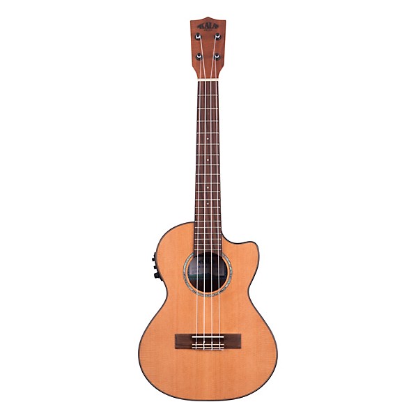 Kala KA-SCAC-T-CE Tenor Cutaway Acoustic-Electric Ukulele Natural