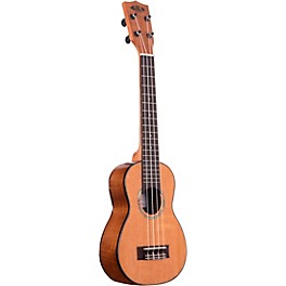 Kala Solid Cedar Top Acacia Soprano Long-Neck Ukulele Natural