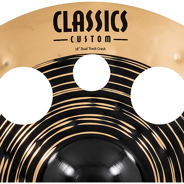 MEINL Classics Custom Dual Trash Crash Cymbal 18 in.