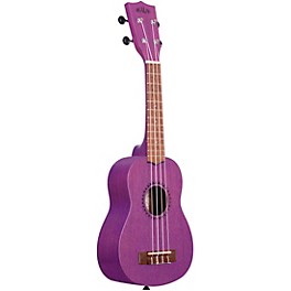 Kala Meranti Soprano Ukulele Blue Stain Kala Meranti Soprano Ukulele Purple Stain