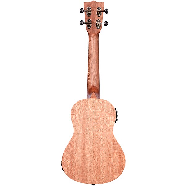 Kala Burled Meranti Concert Acoustic Electric Ukulele Natural