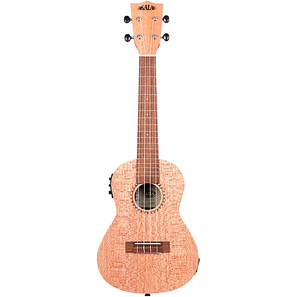 Kala Burled Meranti Concert Acoustic Electric Ukulele Natural