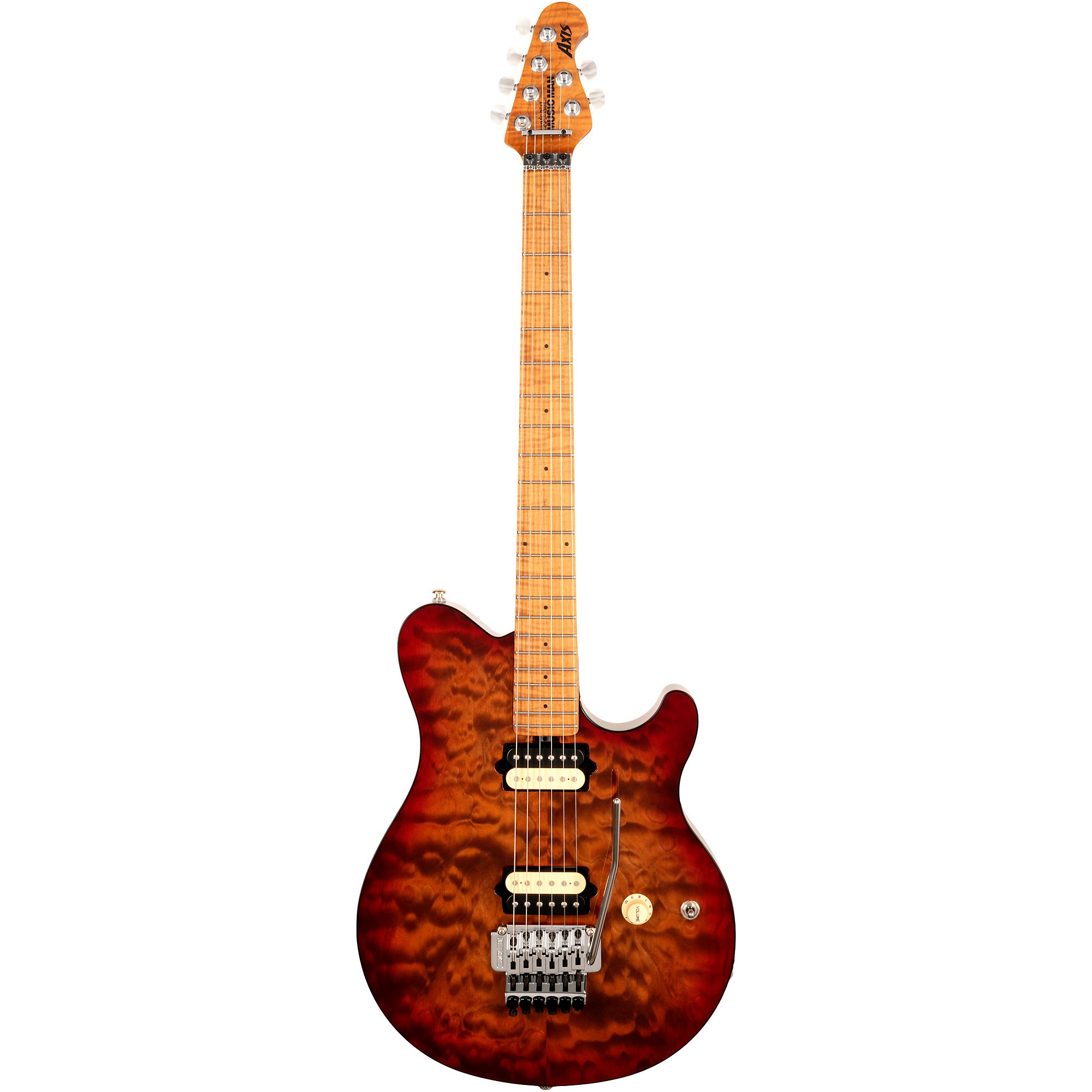 Ernie Ball Music Man Axis Roasted Amber Quilt - Willcutt Guitars