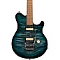 Ernie Ball Music Man Axis Flame Top Electric Guitar Yucatan Blue thumbnail