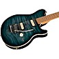 Ernie Ball Music Man Axis Flame Top Electric Guitar Yucatan Blue