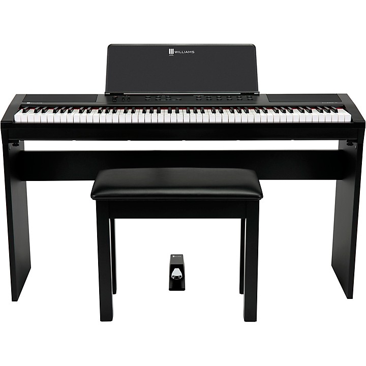 Williams Allegro III Digital Piano With Stand Bench & Piano-Style Pedal