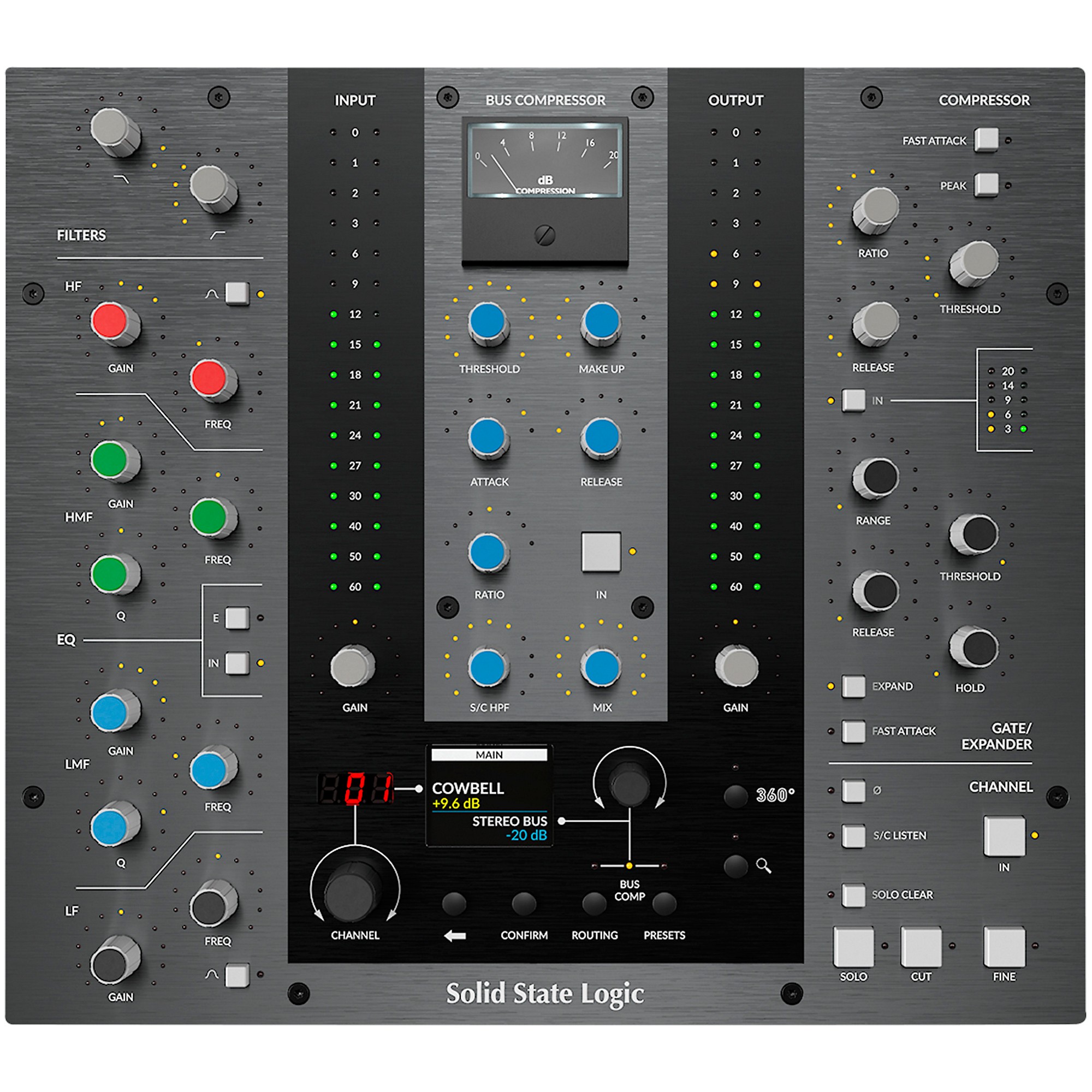 Solid State Logic UC1 Channel Strip and Bus Compressor Control