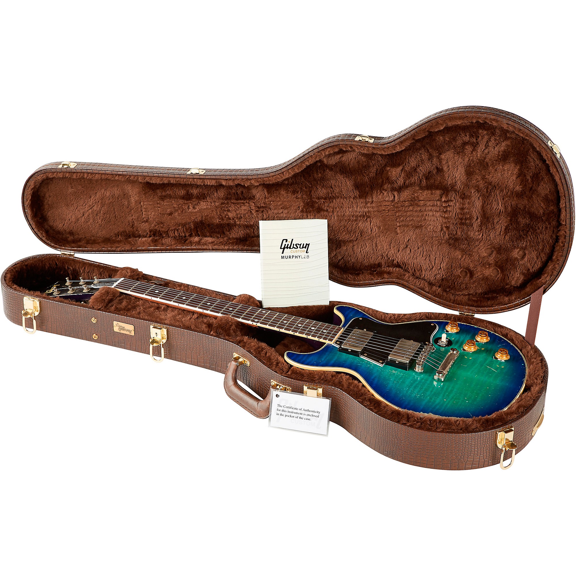 Gibson Les Paul ブルーグラデーション　100th Gibson Les Paul High Performance in Blueberry Fade - The