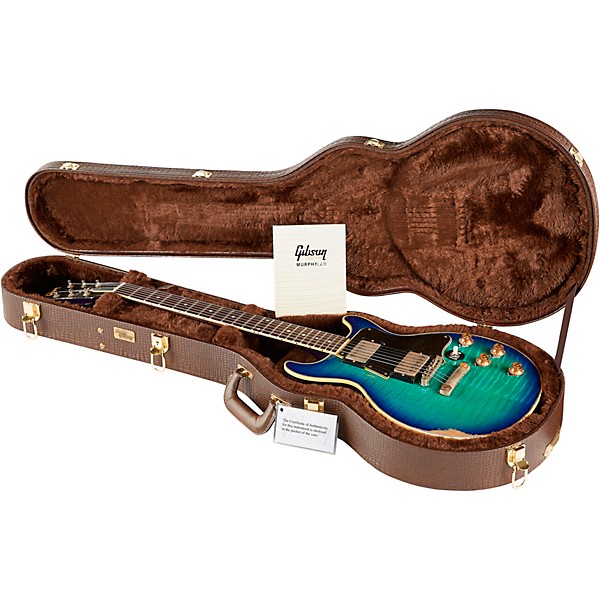 Gibson Custom Murphy Lab Les Paul Special Double-Cut Figured Top Electric Guitar Blue Burst