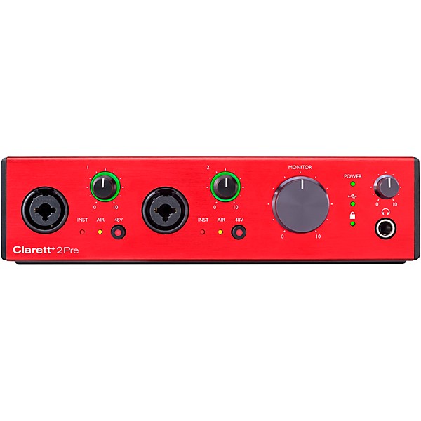 Focusrite Clarett+ 2Pre USB Audio Interface | Guitar Center