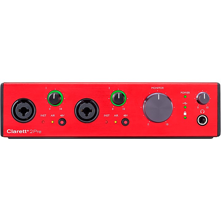 Focusrite Clarett+ 2Pre USB Audio Interface | Guitar Center