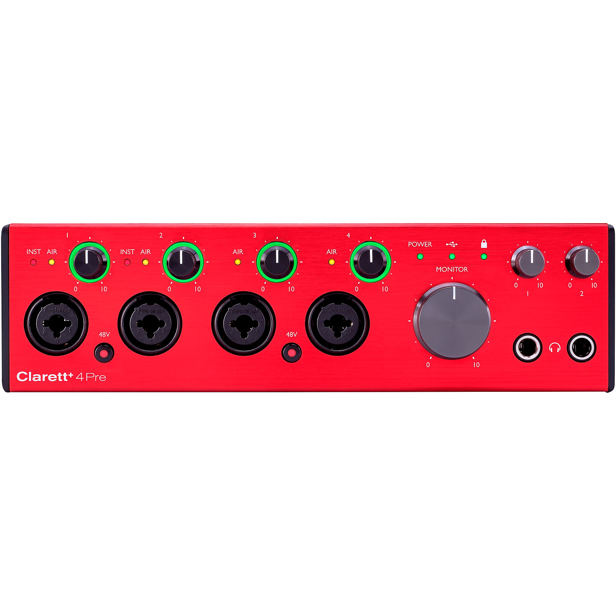 Focusrite Clarett+ 4Pre USB Audio Interface | Guitar Center