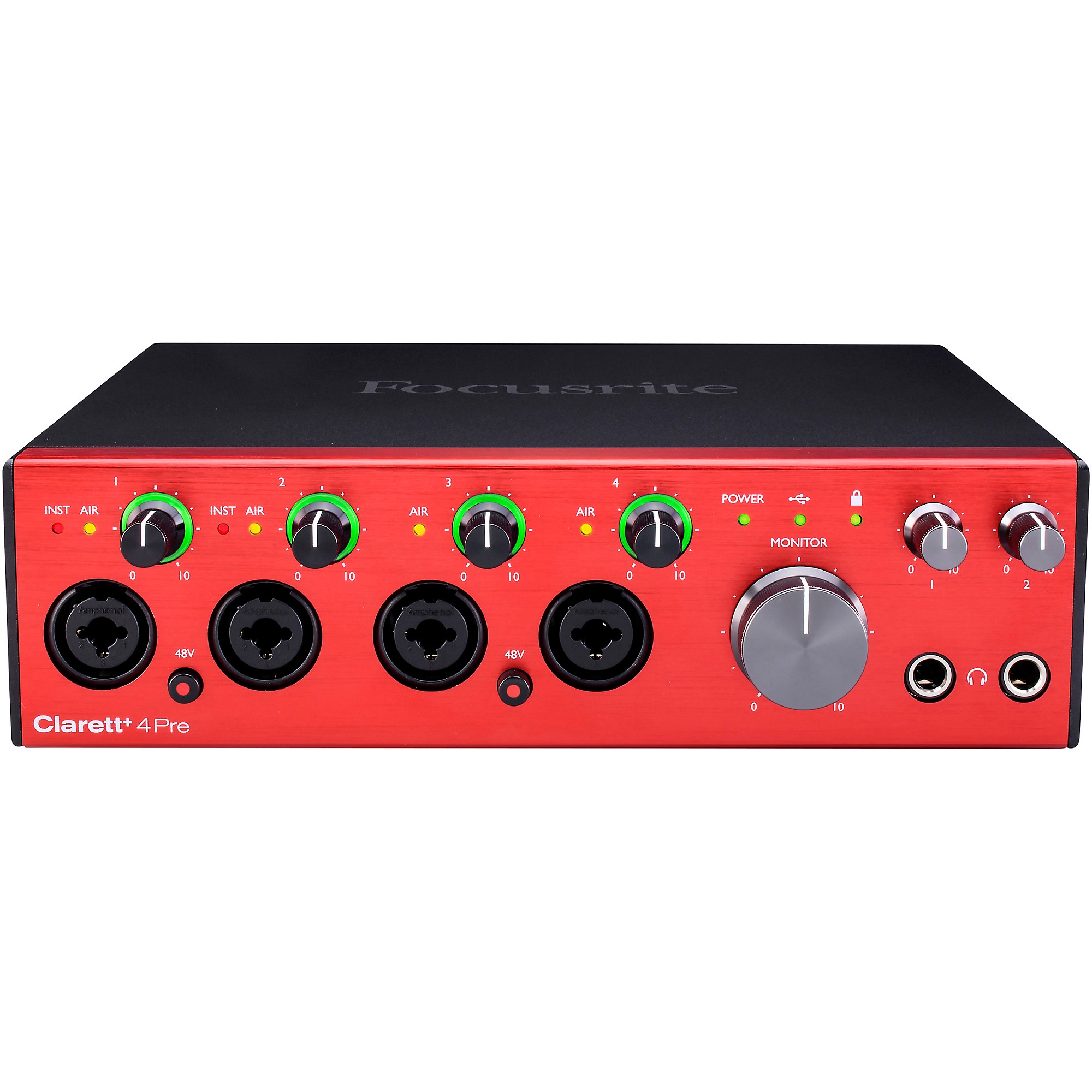 Focusrite Clarett+ 4Pre USB Audio Interface | Guitar Center