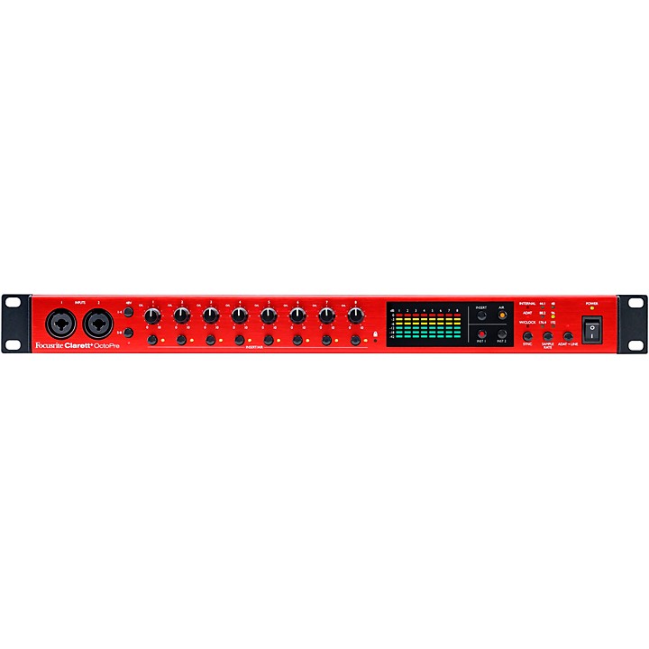 【美品！】Focusrite Clarett OctoPre マイク プリアンプ Focusrite Clarett+ OctoPre 8-Channel Mic Pre | Guitar Center