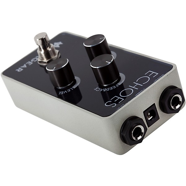 FoxGear Echoes Classic Analog Delay Effects Pedal Black and FoxGear Echoes Classic Analog Delay Effects Pedal Black and