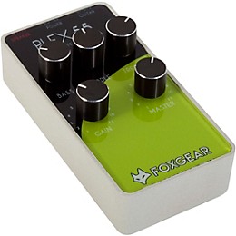 Open Box FoxGear Plex 55 Classic Britihs Tone Effects Pedal Level 2 Yellow Black and White 197881013110