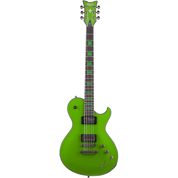 Open Box Schecter Guitar Research Kenny Hickey Solo 6 Electric Guitar Level 1 Steele Green