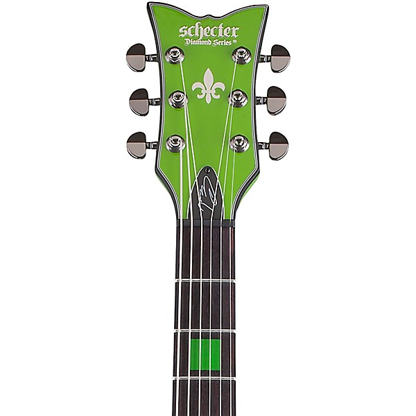 Open Box Schecter Guitar Research Kenny Hickey Solo 6 Electric Guitar Level 1 Steele Green