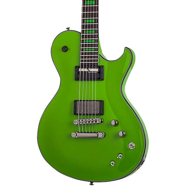 Open Box Schecter Guitar Research Kenny Hickey Solo 6 Electric Guitar Level 1 Steele Green