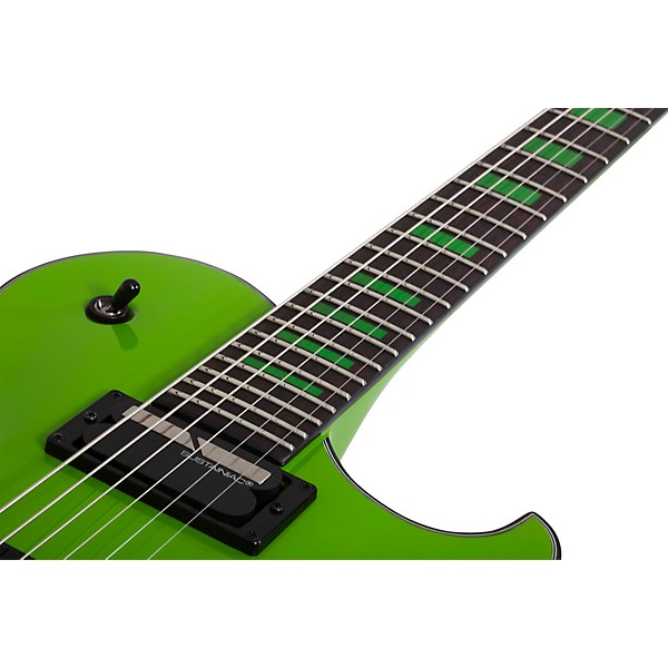 Open Box Schecter Guitar Research Kenny Hickey Solo 6 Electric Guitar Level 1 Steele Green