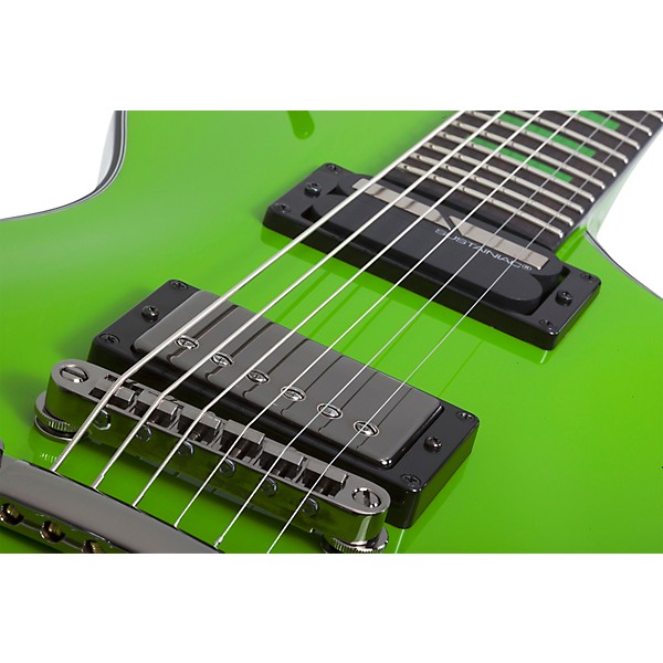 Open Box Schecter Guitar Research Kenny Hickey Solo 6 Electric Guitar Level 1 Steele Green