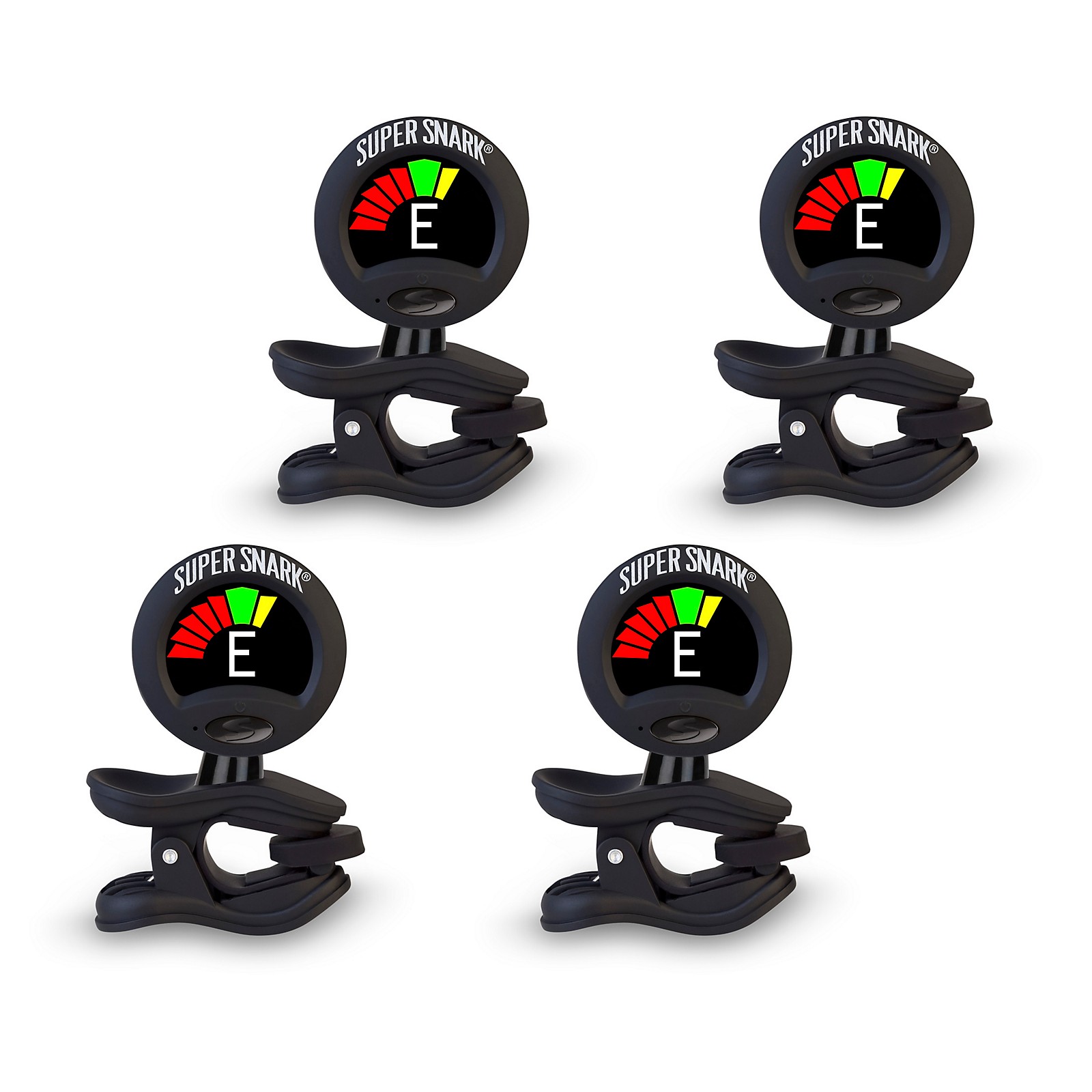 Snark Super Snark ClipOn Tuner 4Pack Black Guitar Center