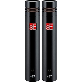 sE Electronics sE7 Small-Diaphragm Condenser Microphone - Matched Pair Black