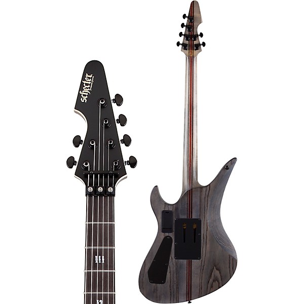 Schecter Guitar Research Avenger FR SLS Elite Evil Twin Electric Guitar Satin Black