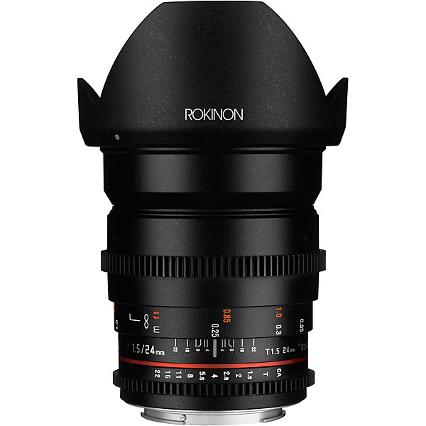 Rokinon Cine DS 24mm T1.5 Wide Angle Cine Lens for Micro Four Thirds