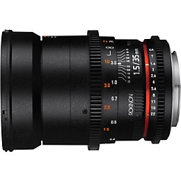 Rokinon Cine DS 35mm T1.5 Wide Angle Cine Lens for Micro Four Thirds