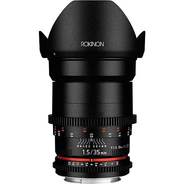 Rokinon Cine DS 35mm T1.5 Wide Angle Cine Lens for Micro Four Thirds