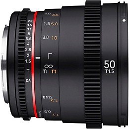 Rokinon Cine DSX 50mm T1.5 Cine Lens for Micro Four Thirds