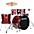 Ludwig Accent 5-Piece Drum Kit With 20... Ludwig Accent 5-Piece Drum Kit With 20" Bass Drum, Hardware and Cymbals Red Sparkle